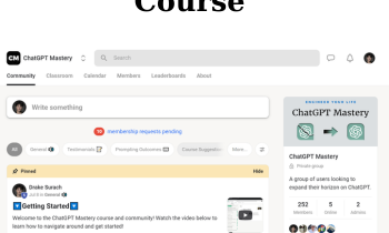 ChatGTP Mastery Course By Drake Surach