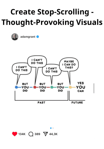 Create Stop-Scrolling - Thought-Provoking Visuals