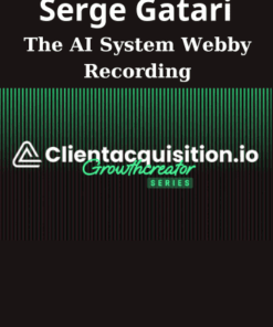 The AI System Webby Recording By Serge Gatari