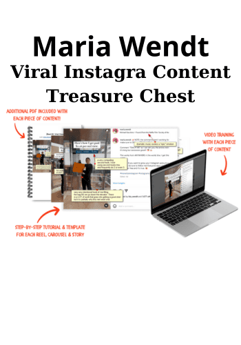 Viral Instagra Content Treasure Chest By Maria Wendt