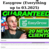 Easygrow (Everything up to 03.2025) By Charlie Morgan