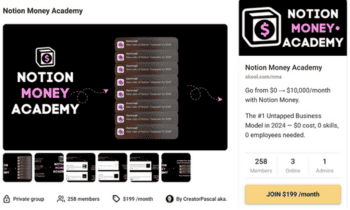 Notion Money Academy By Creator Pascal