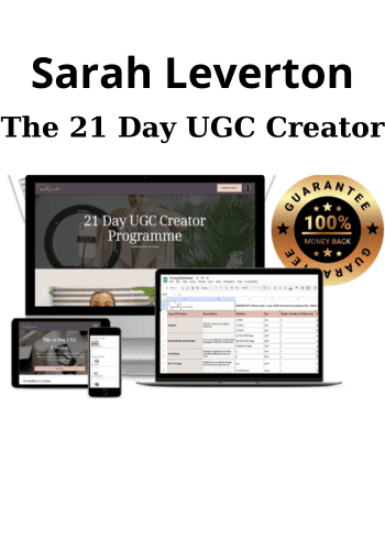The 21 Day UGC Creator By Sarah Leverton